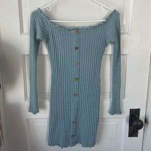 Fashion nova dress, size: M, color: teal